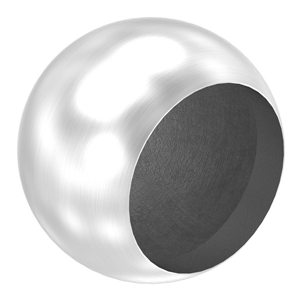 50282-240H Rohrabschlusskugel, für Rohr 48,3mm, hohl, Ø 64,5mm, V2A