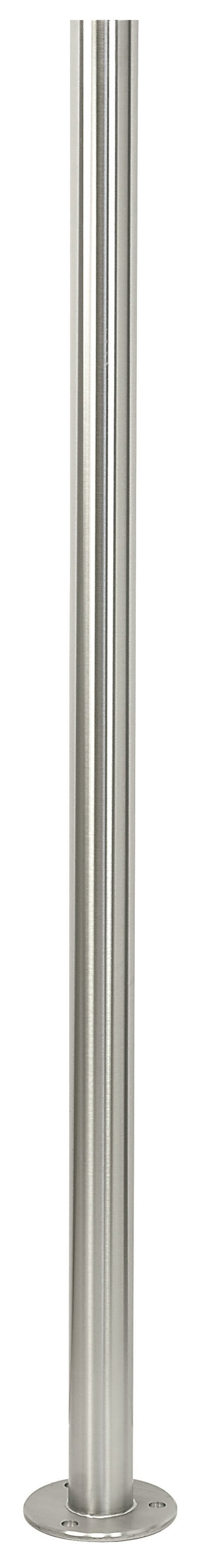 40513-240 Edelstahlpfosten 42,4 x 2,0mm zur Bodenmontage, Länge 880mm, V2A