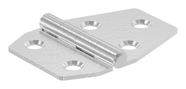 Scharnier 40x55mm mit festen Zapfen, V2A