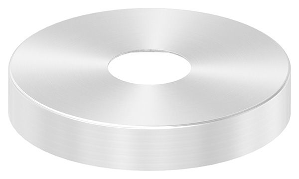 Abdeckrosette, 145 x 25mm, mit Bohrung 43mm, V2A