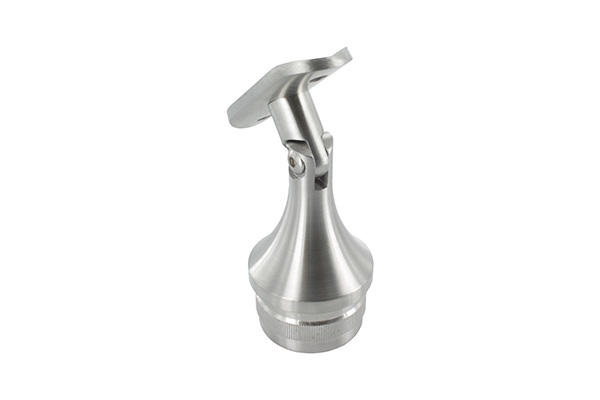 Stopfen mit Gelenkstift und Halteplatte aus einem Teil, für 48,3 x 2,0mm, V2A