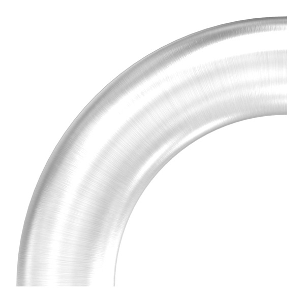 55204-240 Schweißbogen 90°, 48,3 x 2,0mm, Bauart 5, geschliffen Korn 240, V2A