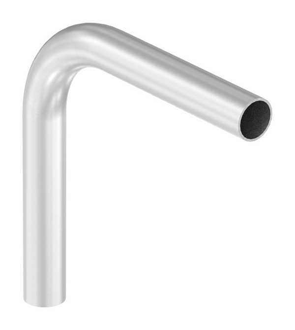 55140-090 Rohrbogen 90°, aus Rohr 42,4 x 2,5mm, Radius-Mitte: 100mm, V2A