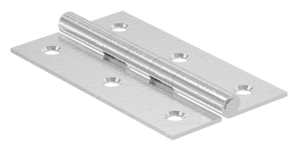 Scharnier 70x40mm mit festen Zapfen, V2A