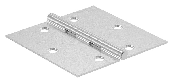 Scharnier 60x60mm mit festen Zapfen, V2A