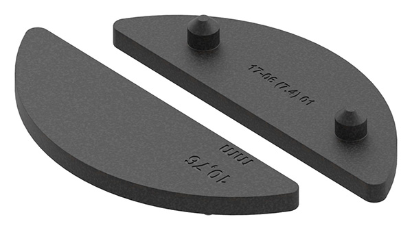 2-11-GU 1 Paar Gummi für Mod. 20/21, VSG-Glas 10,76mm