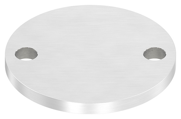 54105-240-8 Ankerplatte, Ø 100 x 8mm, mit Längsschliff, V2A