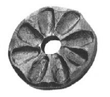 Rosette 8mm, Durchmesser 65mm