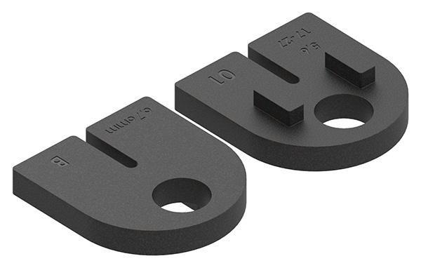 3807-GU 1 Paar Gummi für Mod. 38, VSG-Glas 6,76mm