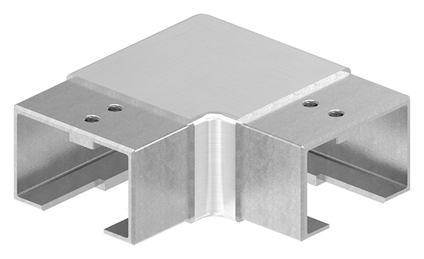 Eckbogen horizontal für Nutrohr 60x40mm  "Verlaufsecke"