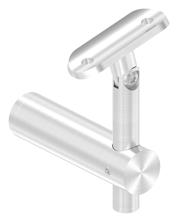 50376-240 Handlaufhalter mit Gelenk inkl. Handlaufanschlussplatte für Rohr 42,4mm (nicht austauschbar), Anschl