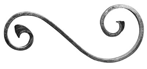 3003 Zierelement 12x5mm, 205x85mm, rechts