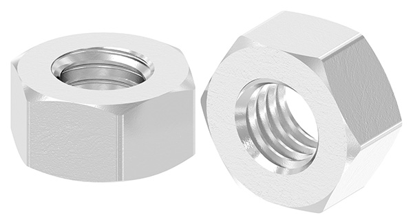 Sechskantmutter M6 mit Rechtsgewinde, DIN 934, A2