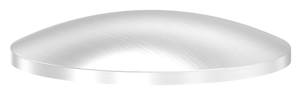 gewölbte Schale, Ø 42mm, geschliffen, V2A