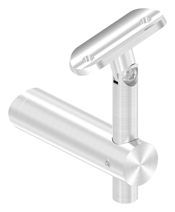 50374-240 Handlaufhalter mit Gelenk inkl. Handlaufanschlussplatte für Rohr 42,4mm (nicht austauschbar), Anschl