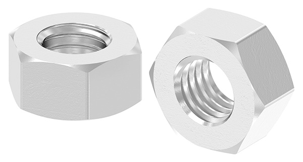 Sechskantmutter M8 mit Rechtsgewinde, DIN 934, A2