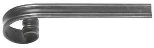 2063 Handlaufanfänger S235JR, 40x8mm, passend zu 2003