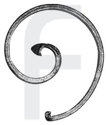 Schnecke 12x6mm, 130x115mm