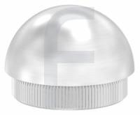 Rohrabschlussstopfen, für Rohr 42,4 x 2,5mm, halbrund, V2A