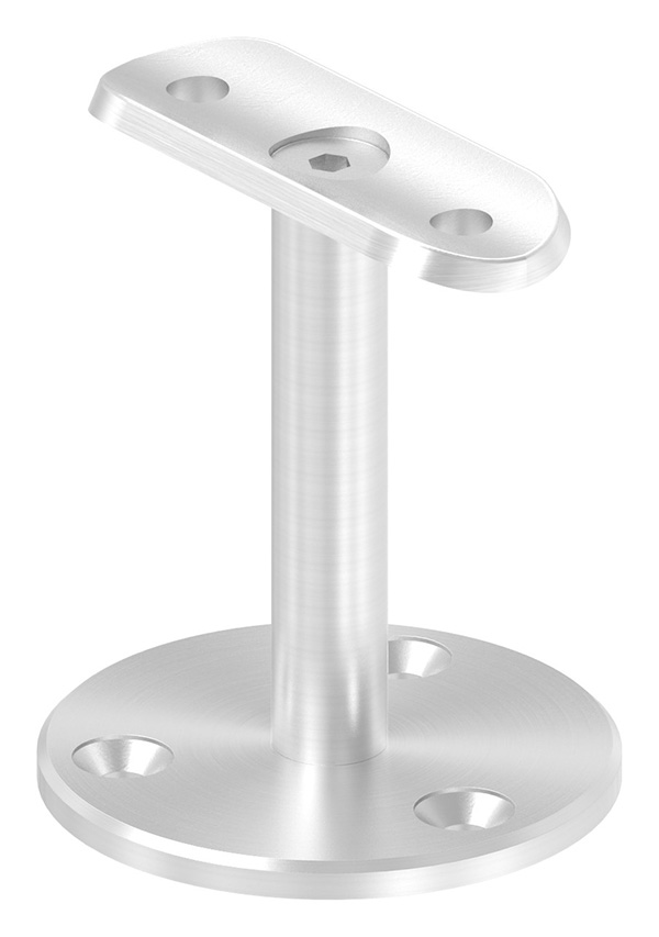 50343-240 Handlaufhalter mit Handlaufanschlussplatte für Rohr 42,4 mm (austauschbar), Ronde und Stift und Halt
