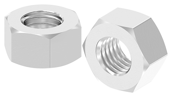 Sechskantmutter M12 mit Rechtsgewinde, DIN 934, A2