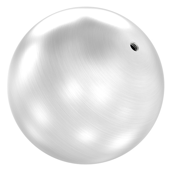 52150-240 Hohlkugel, Ø 150mm mit Gewinde M10, V2A