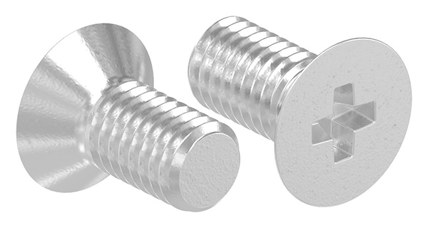 58372-240-10 Senkkopfschraube M5 x 10 mit Kreuzschlitz A2, DIN 965