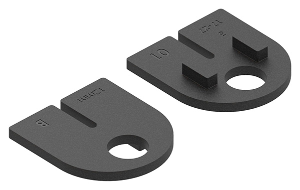 2312-GU 1 Paar Gummi für Mod. 23, ESG-Glas 12mm