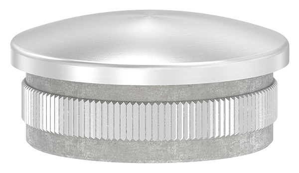 50310-240G Rohrabschlussstopfen, für Rohr 42,4 x 2,0mm, leicht gewölbt, hohl, V2A