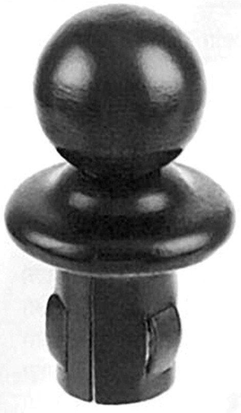 Kugelrohrknopf Eisen für 33,7mm