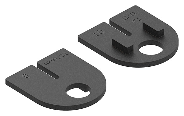 2313-GU 1 Paar Gummi für Mod. 23, VSG-Glas 12,76mm