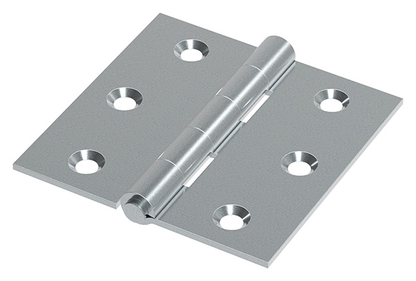 Scharnier 75x75mm mit herausnehmbaren Zapfen, verzinkt