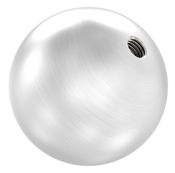51050-240 Vollkugel, Ø 50mm, mit Gewinde M8, V2A
