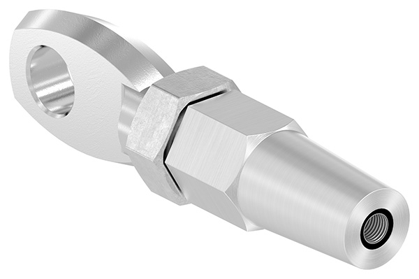 10160005 Augenterminal zur Selbstmontage, für 5mm Seil, V4A