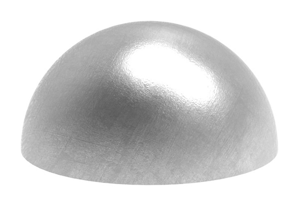 620100-VA Halbhohlkugel, Ø 100mm, ungeschliffen, V2A
