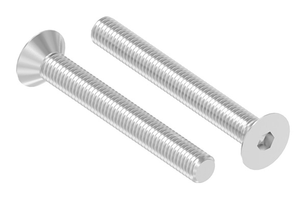 Senkkopfschraube M8 x 65 mit Innensechskant A2, ISO 10642