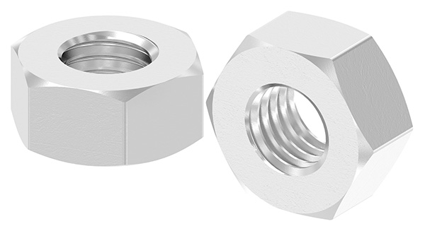 Sechskantmutter M10 mit Rechtsgewinde, DIN 934, A2