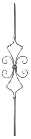Zierstab 12x12mm