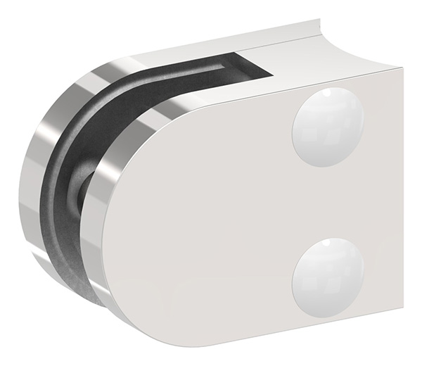 Glasklemme Mod. 30, Maße: 50 x 40 x 26mm, Anschluss: 42,4mm, mit AbZ