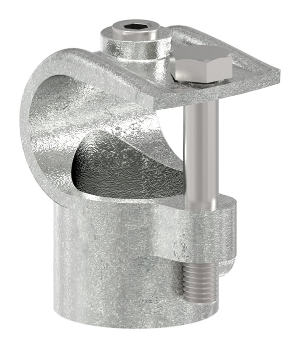 T-Stück mit Schraube, für Rohr 33,7mm