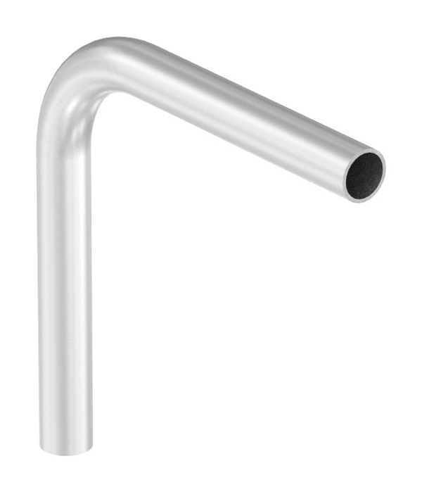 55121-090 Rohrbogen 90°, aus Rohr 33,7 x 2,5mm, Radius-Mitte: 78mm, V2A